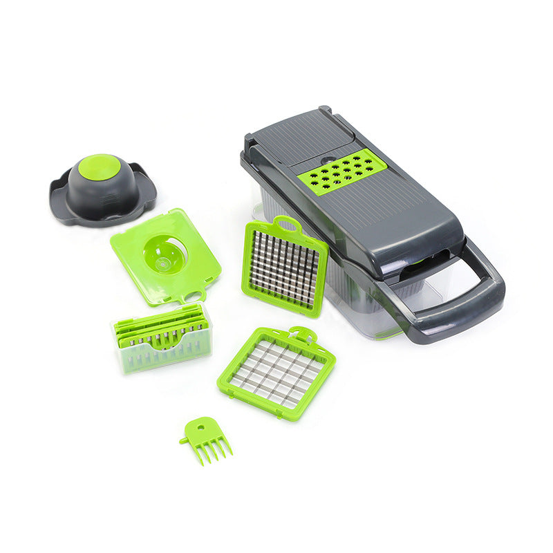 15-Piece Multifunctional Vegetable Chopper & Slicer