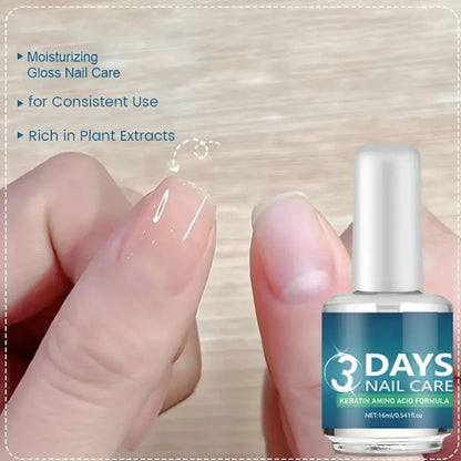 💖💕Limited-Time 50% Off ✨3 Days Gloss & Care Nail Formula