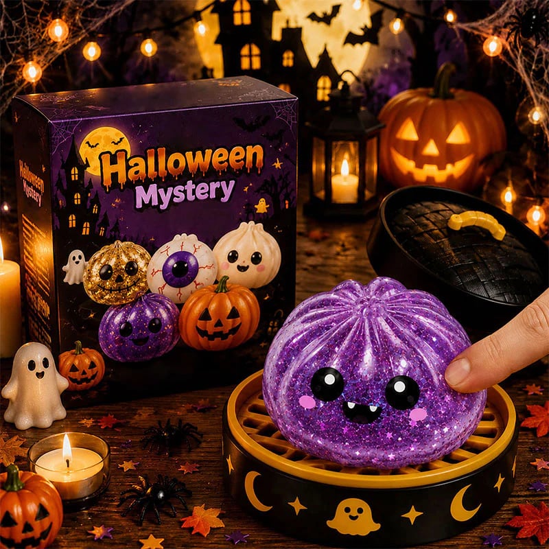 🎃 50% OFF TODAY⚡ Ultimate Halloween Stress Reliever! Cute Slow-Rebound Ghost Charm 👻✨