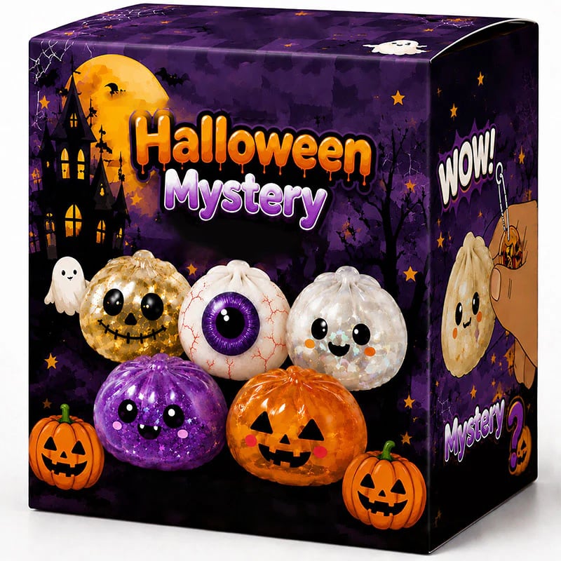 🎃 50% OFF TODAY⚡ Ultimate Halloween Stress Reliever! Cute Slow-Rebound Ghost Charm 👻✨