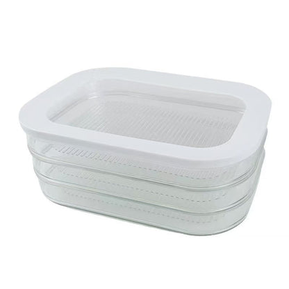 ✨ LIMITED-TIME 50% OFF | Clear Stackable Fridge Storage Containers with Lids – Space-Saving Food Organizers for Produce, Snacks & Leftovers 🥬🥩