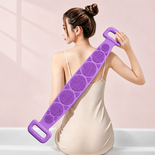 Double-Sided Silicone Back Scrubber