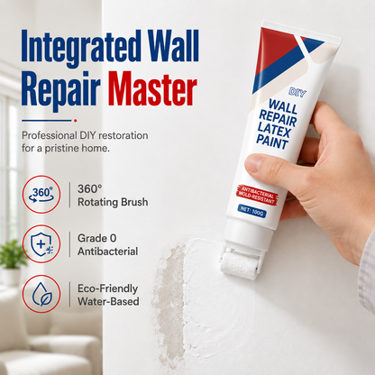 🎁 BUY 1 GET 1 FREE | Messy Walls? Just Roll It Away. ✨ Built-In Roller • Quick-Dry • Water-Resistant
