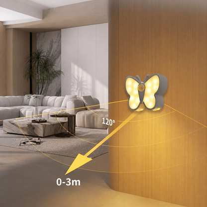 Butterfly Motion Sensor Rechargeable Night Light