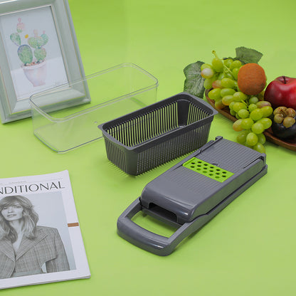 15-Piece Multifunctional Vegetable Chopper & Slicer