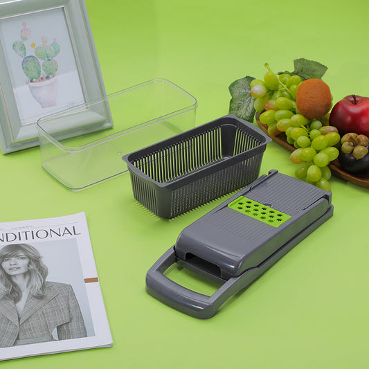 15-Piece Multifunctional Vegetable Chopper & Slicer