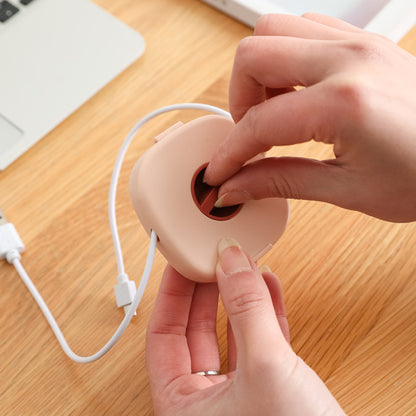 Portable Rotating Cable Organizer & Phone Stand