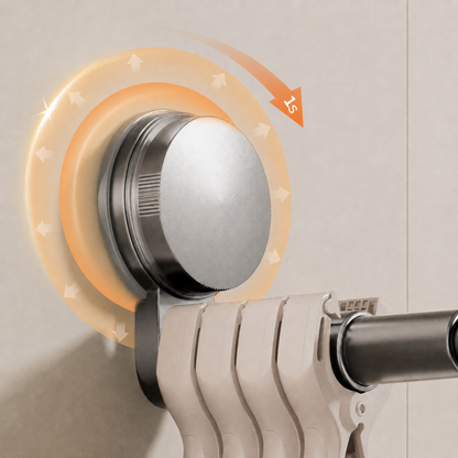 Retractable Suction Cup Wall-Mounted Clothes Rack