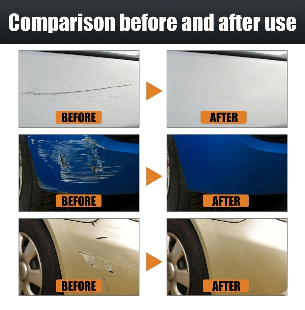 🎁 BUY 2 GET 1 FREE | Car Scratch Removal Wax – Reduce Light Scratches, Swirl Marks & Restore Gloss ✨