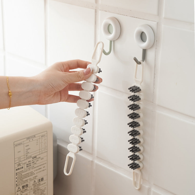 Flexible U-Shaped Faucet & Crevice Cleaning Brush