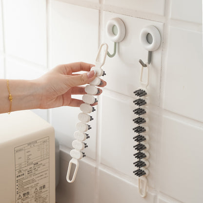 Flexible U-Shaped Faucet & Crevice Cleaning Brush