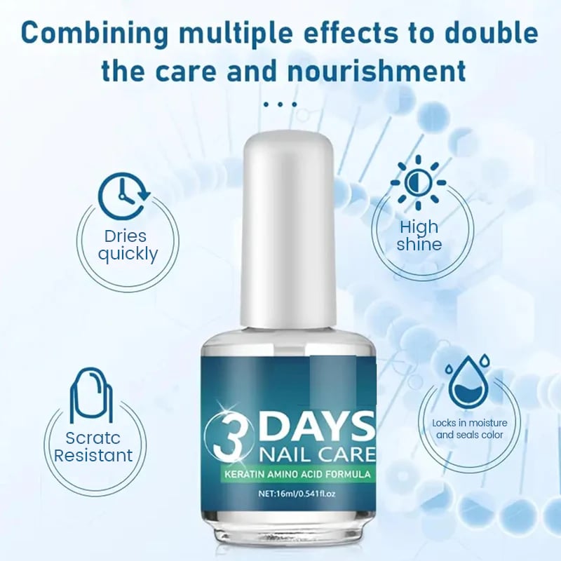 💖💕Limited-Time 50% Off ✨3 Days Gloss & Care Nail Formula