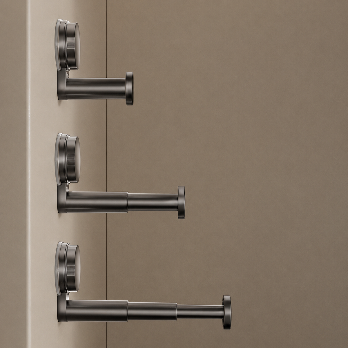 Retractable Suction Cup Wall-Mounted Clothes Rack