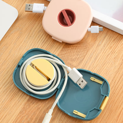 Portable Rotating Cable Organizer & Phone Stand