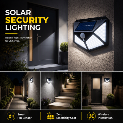 🎁BUY 2 GET 1 FREE ✨ Solar Motion Sensor Outdoor Wall Lights💡