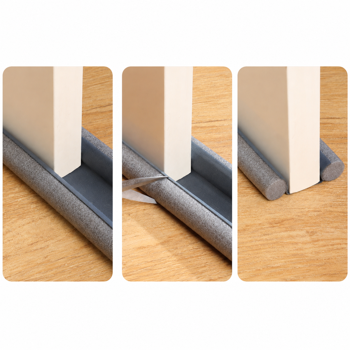Under-Door Draft Stopper & Noise-Reducing Seal
