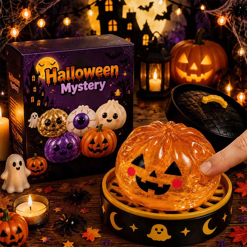 🎃 50% OFF TODAY⚡ Ultimate Halloween Stress Reliever! Cute Slow-Rebound Ghost Charm 👻✨
