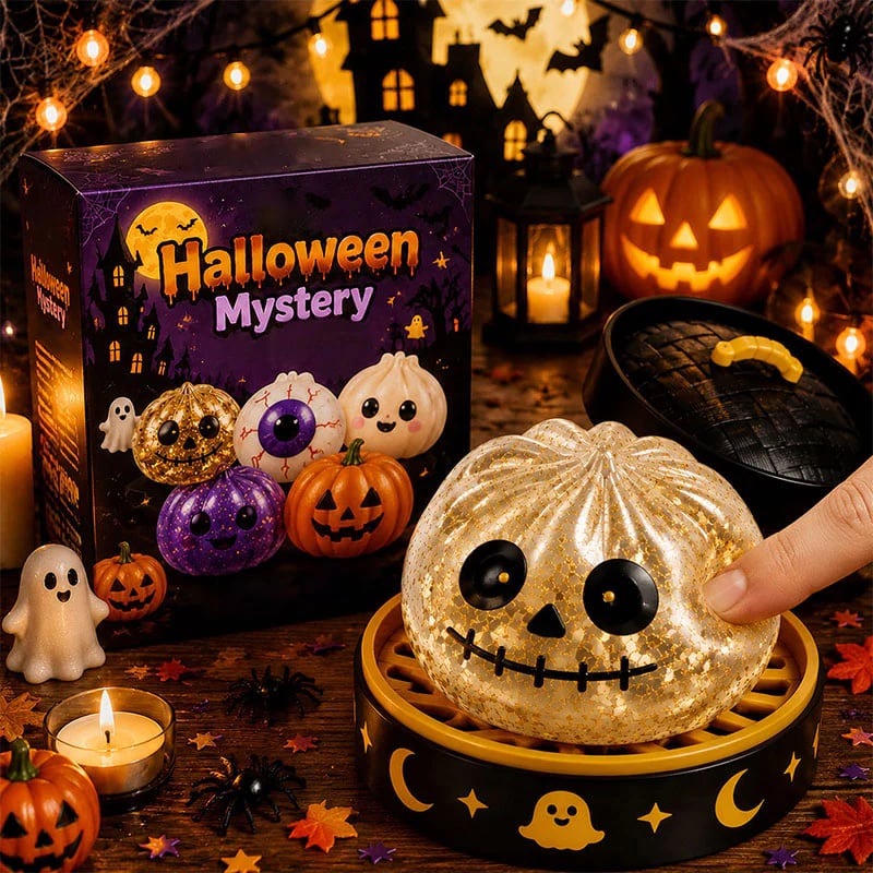 🎃 50% OFF TODAY⚡ Ultimate Halloween Stress Reliever! Cute Slow-Rebound Ghost Charm 👻✨