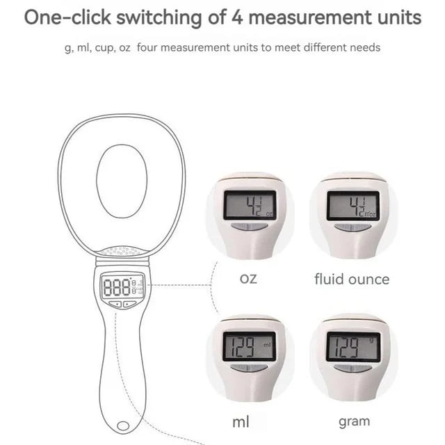 🔥Last Day 50% OFF🔥 Smart Measuring Spoon 🥄⚖️ Precision Cooking Made Easy! 🎂☕