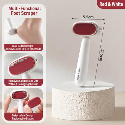 🎁BUY 1 GET 1 FREE🎁 Professional Dual-Sided Foot Callus Remover – Professional Stainless Steel Pedicure Scraper 🦶✨