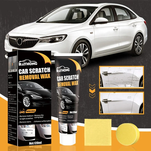 🎁 BUY 2 GET 1 FREE | Car Scratch Removal Wax – Reduce Light Scratches, Swirl Marks & Restore Gloss ✨