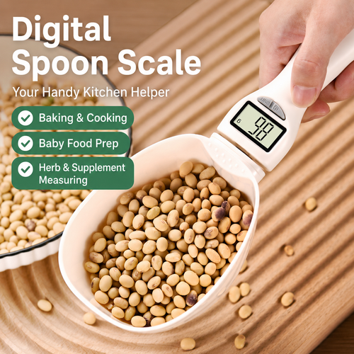 🔥Last Day 50% OFF🔥 Smart Measuring Spoon 🥄⚖️ Precision Cooking Made Easy! 🎂☕