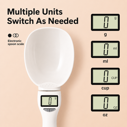 🔥Last Day 50% OFF🔥 Smart Measuring Spoon 🥄⚖️ Precision Cooking Made Easy! 🎂☕