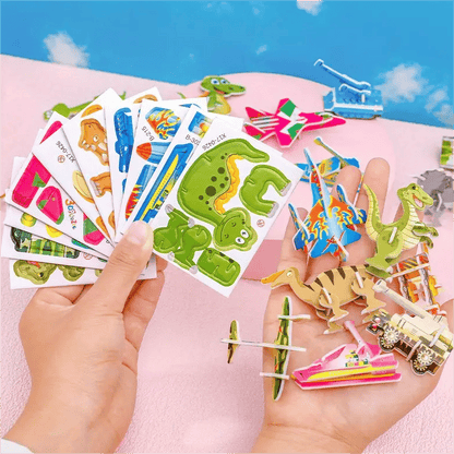 🎁BUY 1 GET 1 FREE🎁Montessori Wooden Puzzle Set – Fun Hands-On Early Learning & Screen-Free Brain Teaser 🧩🧸