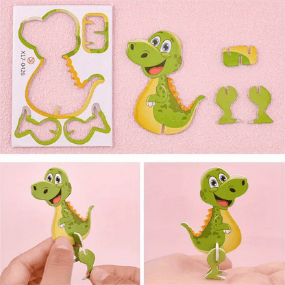 🎁BUY 1 GET 1 FREE🎁Montessori Wooden Puzzle Set – Fun Hands-On Early Learning & Screen-Free Brain Teaser 🧩🧸