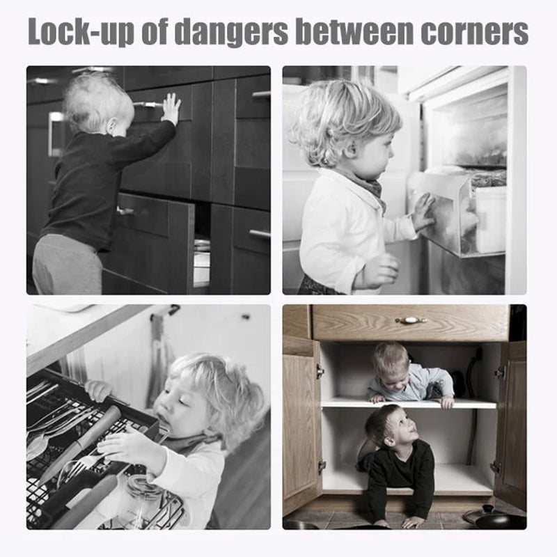 🎁 BUY 1 GET 1 FREE | Child-Proof Refrigerator Locks – Peel & Stick Safety for Fridges, Cabinets & Drawers 🏡✨