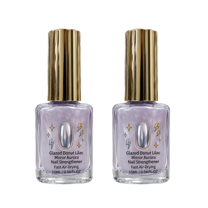 📢📢Buy 2 Get 1 Free 💜Lilac Glossy Mirror Nail Strengthener