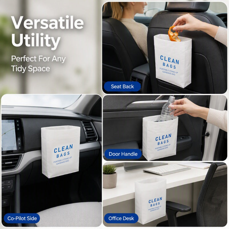 🔥 LIMITED-TIME 50% OFF 🚗 Self-Standing Car Trash Bags — Keep Clutter Contained, Save Space & Clean Up Fast