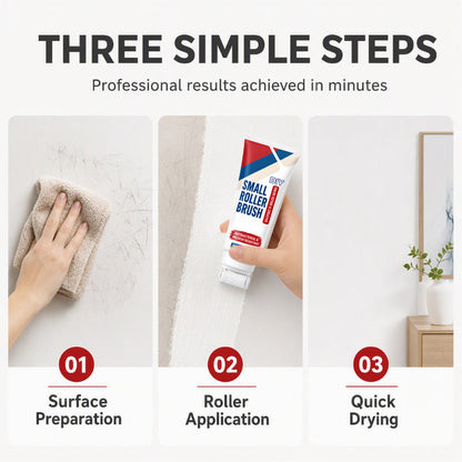 🎁 BUY 1 GET 1 FREE | Messy Walls? Just Roll It Away. ✨ Built-In Roller • Quick-Dry • Water-Resistant